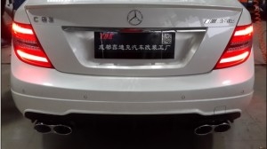 成都奔馳C63 AMG改裝Meisterchaft冠軍排氣，改裝OKD點(diǎn)火線圈