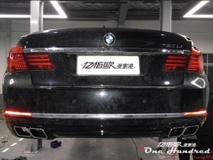 BMW730Li改760副廠中尾段排氣 卡鉗噴色