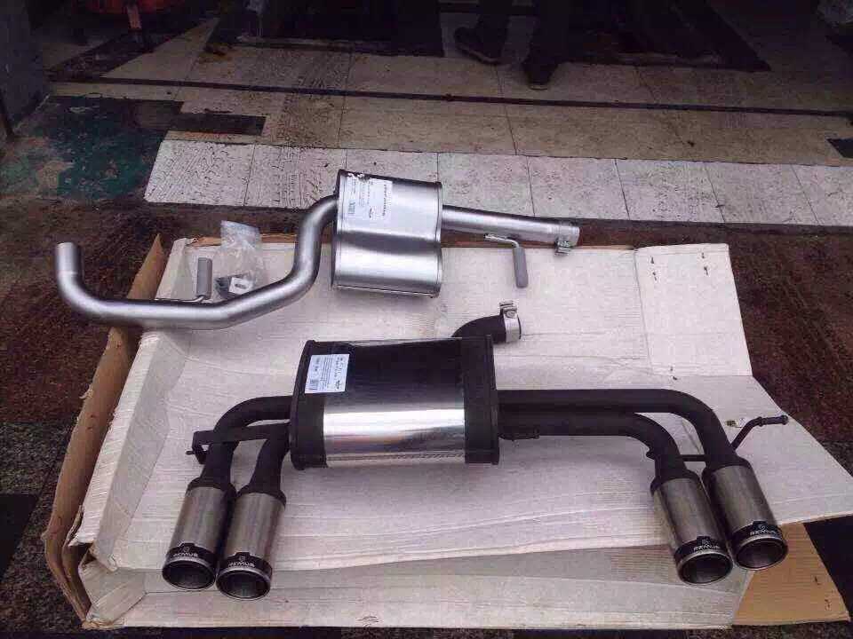大眾途觀原裝位四出中尾段REMUS排氣