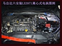 馬自達六 馬六 M6專用離心式渦輪增壓器LX3971 汽車進氣改裝 提升動力節(jié)油配件