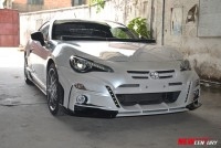 豐田GT86 斯巴魯BRZ改裝Rowen寬體大包圍 狼炎前杠后杠