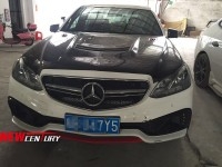 奔馳新款E級(jí)碳纖維機(jī)蓋 奔馳E級(jí)改裝WALD大包圍前杠后杠尾翼