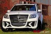 奔馳GL350 GL400改裝Larte Design寬體大包圍 X166大包圍保險(xiǎn)杠