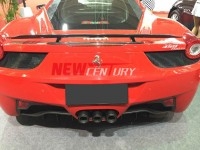 法拉利F458改裝Novitec Rosso款尾翼定風翼