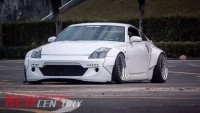 日產(chǎn)350Z改裝ROCKET BUNNY火箭兔寬體大包圍 日產(chǎn)R35改裝尾翼