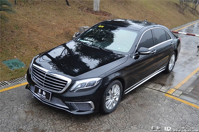 奔馳S320L改裝S65包圍，卡鉗噴漆 --湖南長(zhǎng)沙專業(yè)奔馳改裝