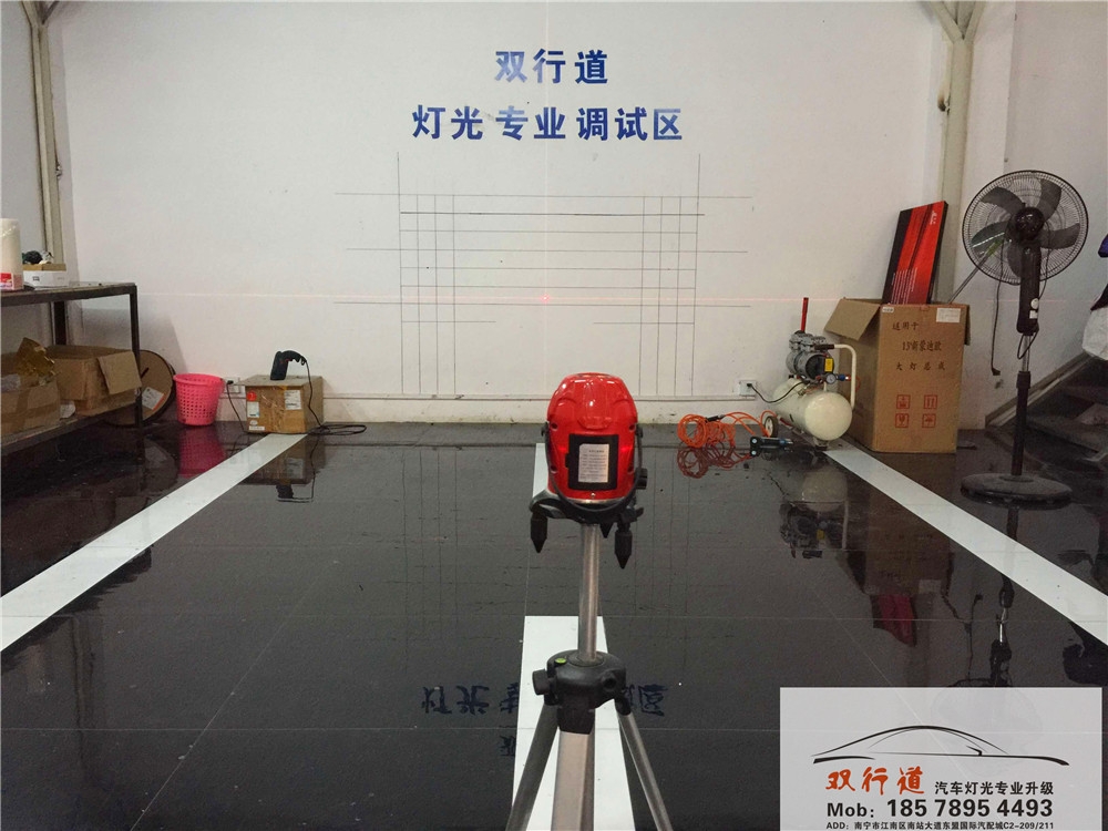 南寧雙行道車燈改裝-傳褀GS4升級巖崎海拉5雙光透鏡