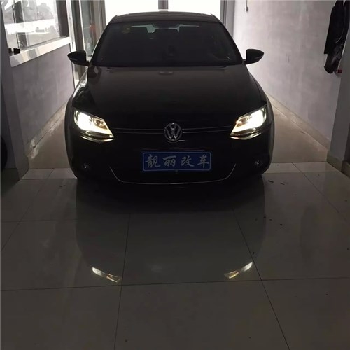 濰坊新速騰改海拉5雙光透鏡，氙氣燈
