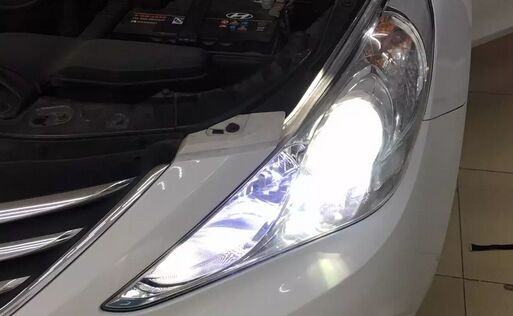 索八大燈改裝q雙光5透鏡    深圳光速車改改燈