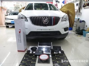 【武漢松杉汽車音響改裝店】別克昂科威兩分頻汽車音響改裝+汽車隔音