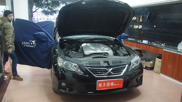 韶關(guān)至上音樂豐田銳志汽車音響優(yōu)化隔音改裝