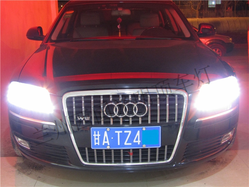 蘭州光明頂車燈--因?yàn)閷Ｗ?所以專業(yè)       奧迪A8L     升級(jí)海拉5   日間行車燈