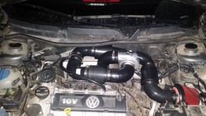 新寶來提升動力節(jié)油改裝加裝鍵程離心式電動渦輪增壓器LX2008案例