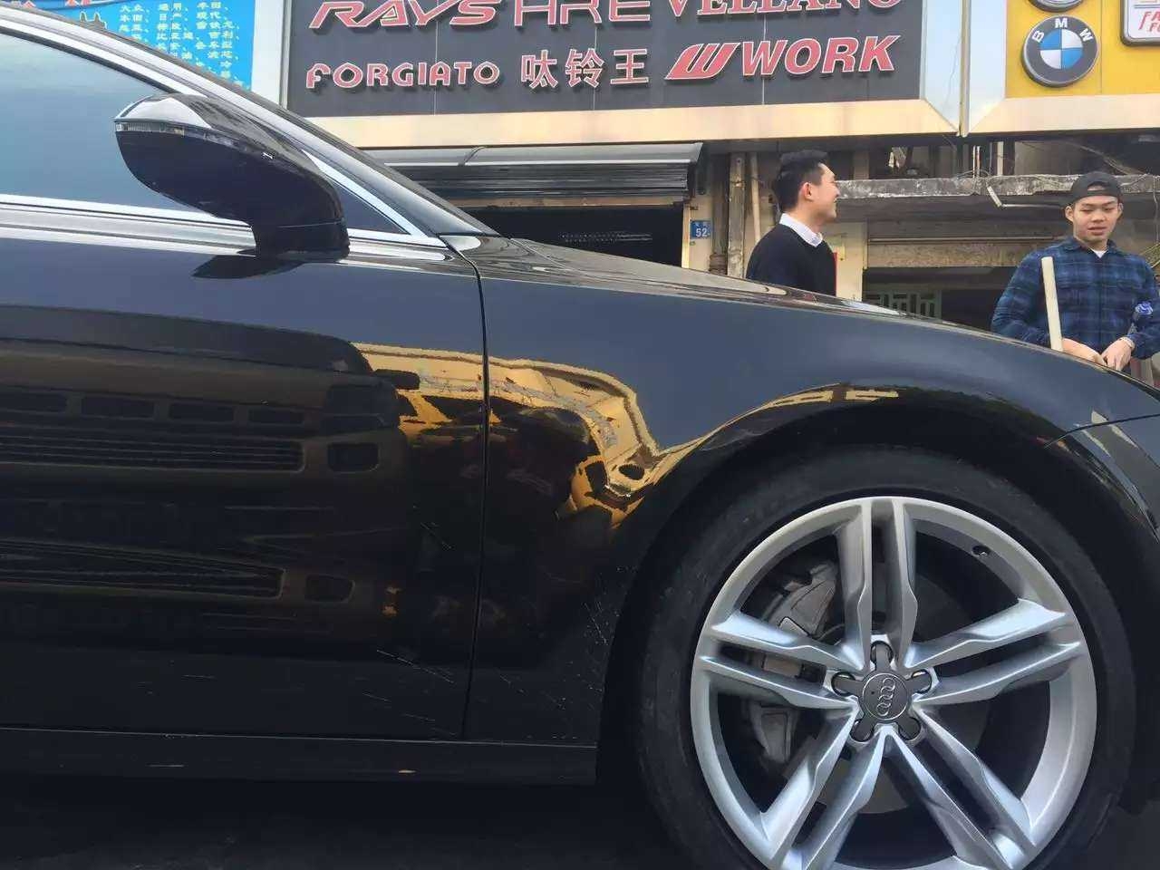 奧迪，換原裝20寸 效果不錯(cuò)