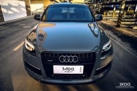 WOO高光水泥灰（奧迪Q7車身改色貼膜作品）