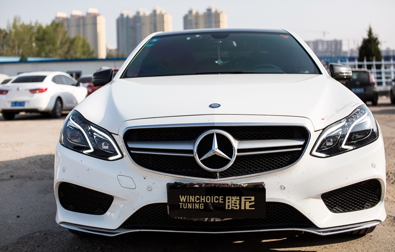 BENZ 奔馳 W212 E260 改裝加裝避震彈簧完美匹配原車避震