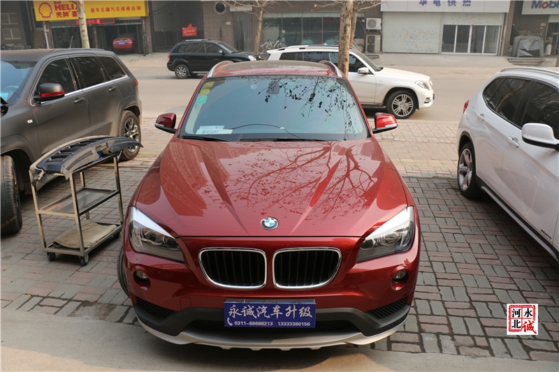 【永誠汽車】石家莊專業(yè)寶馬改裝店，X1改裝NBT，大屏，手寫，倒車影像