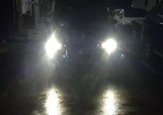 奧德賽燈光2小時(shí)速度完工改裝q5透鏡    深圳光速車改改燈