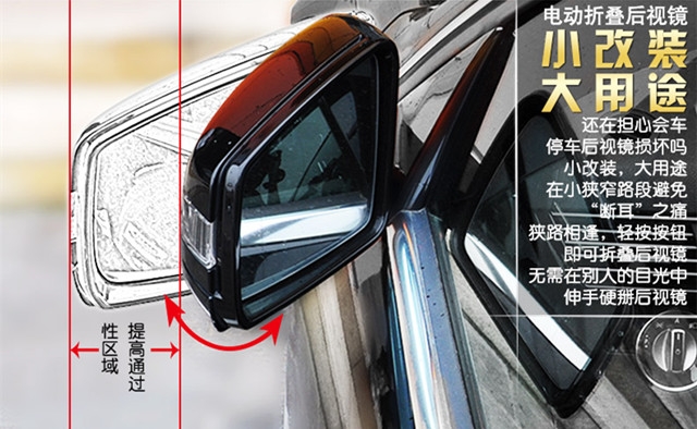 電動(dòng)折疊后視鏡改裝，小改裝，大用途！