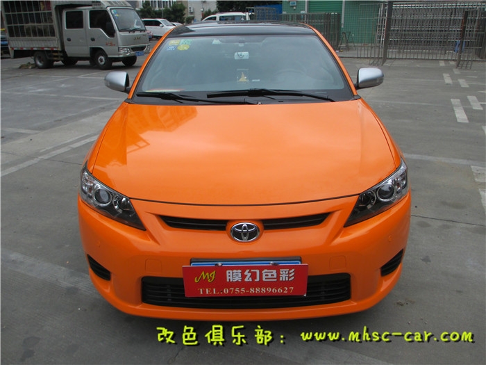 豐田杰路馳全車(chē)貼膜改顏色 汽車(chē)車(chē)漆改色貼膜