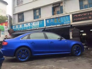 奧迪 A4．裝 TE37，今天你是主角