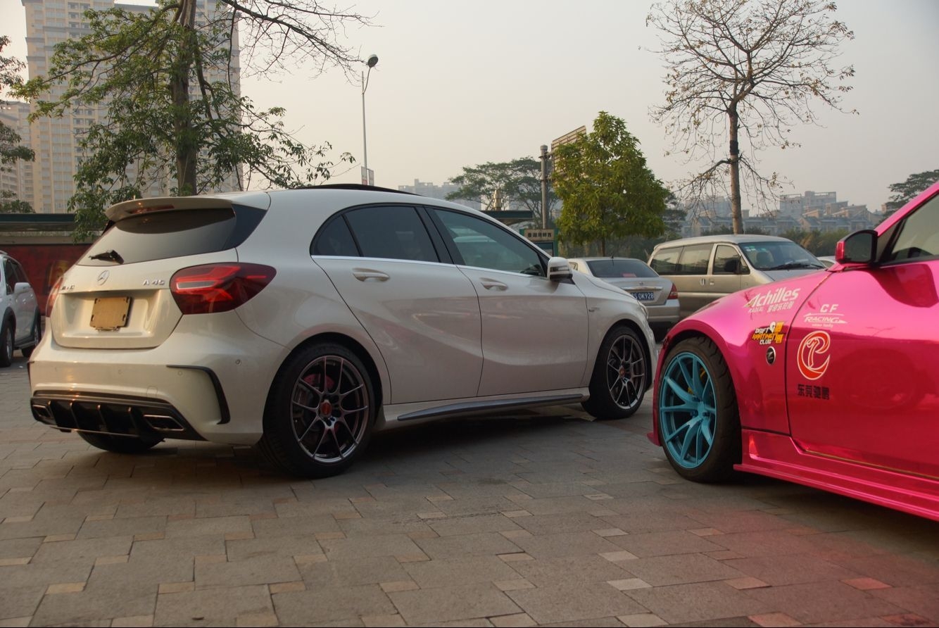 全新2016 BENZ A45 AMG升級(jí)BBS RF鍛造輪圈