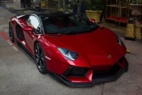 蘭博基尼LP700改裝DMC碳纖維大小包圍 Aventador寬體前后唇尾翼嘴