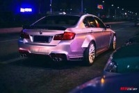 寶馬5系改裝16款跨界版寬體大包圍 F10f18改裝LB寬體套件包圍