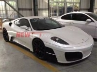 法拉利F430改裝ASI款大包圍 Ferrari 改裝碳纖維前杠后杠尾翼套件