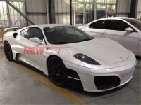 法拉利F430改装ASI款大包围 Ferrari 改装碳纤维前杠后杠尾翼套件