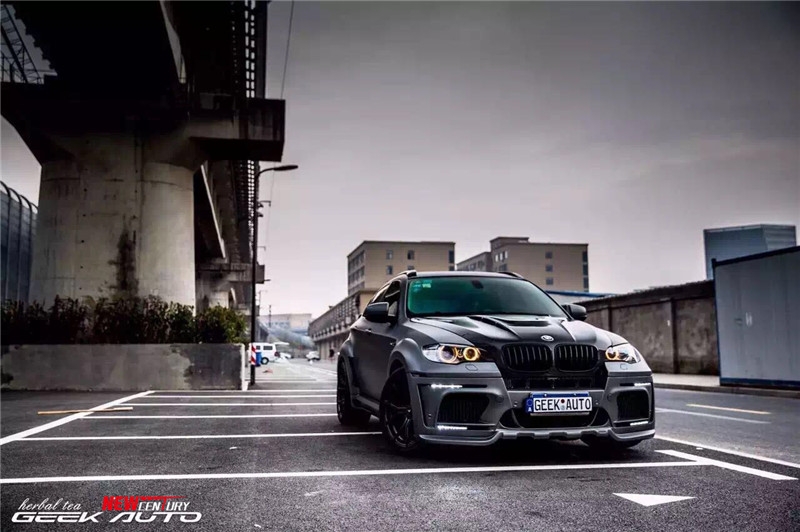 寶馬新款X6改裝HAMANN方嘴寬體大包圍 BMW E71改裝寬體實車拍攝