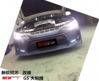 豐田銳志改裝GS大包圍 最新款銳志LED燈前后杠 14款尚銳套件尾翼