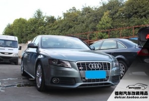 奧迪A4L改裝B12避震 S4中網(wǎng) ASPEC排氣 TTS輪圈 ECU升級