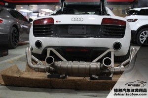 新款奧迪R8 V10改裝天蝎排氣