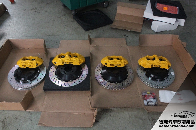 寶馬E92 M3 改裝 BREMBO GT 前6后4剎車套裝