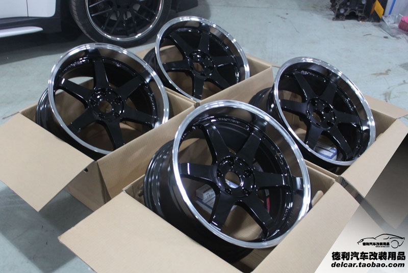 寶馬M3 改裝 RAYS TE37 TTA 19寸輪圈