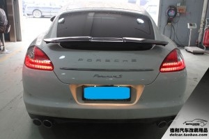 保時(shí)捷帕納美娜PANAMERA 改裝 TURBO 尾翼 ASPEC排氣