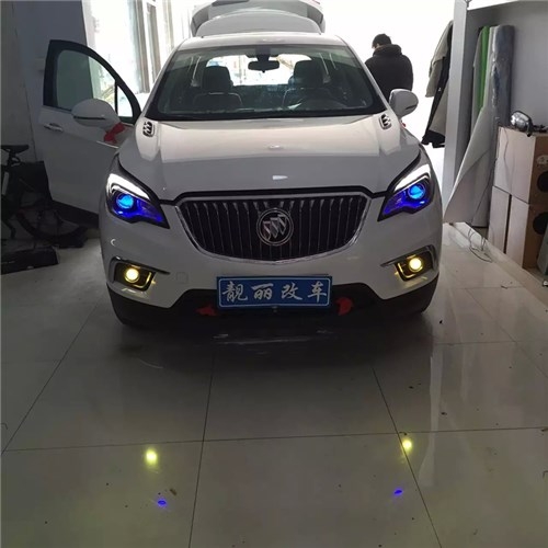 濰坊昂科威改氙氣燈，惡魔眼