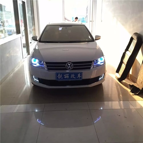 濰坊大眾朗行改雙光透鏡，氙氣燈，天使眼