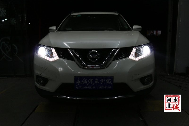 【永誠(chéng)汽車】石家莊奇駿改燈，貝雷帽透鏡+巖崎L(zhǎng)BS 5500K氙氣燈