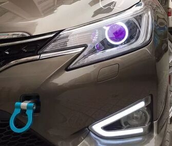 新銳志大燈改裝Q5雙光透鏡    深圳光速車改改燈