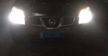 日產(chǎn)逍客車(chē)燈升級(jí)Q5透鏡