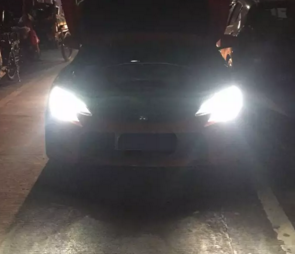 新銳志車燈升級(jí)德國海拉5雙光透鏡    深圳光速車改改燈