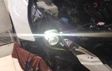 索8燈光升級Q5雙光透鏡   深圳光速車改改燈