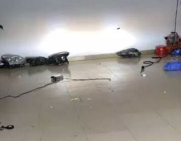 每日改燈作業(yè)：斯巴魯xb燈光升級(jí)奧迪Q5雙光透鏡  深圳光速車改改燈