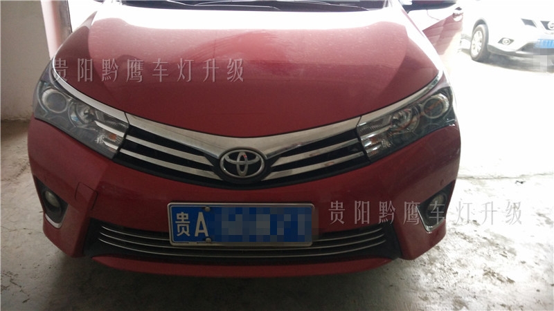 貴陽15款拉羅拉車燈改裝雙光透鏡