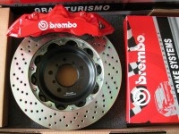 奧迪A1 A3 A4L A5改裝brembo剎車(chē)套裝 套件 或改裝AP剎車(chē)卡鉗套裝