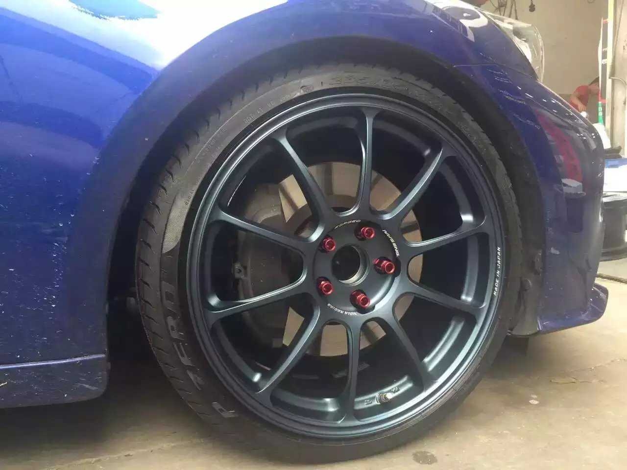 雷克薩斯，裝 RAYS ZE4O +  KYO 螺帽．