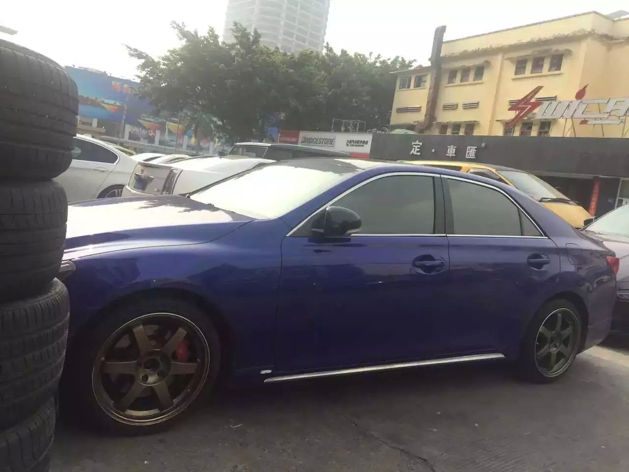 古銅色 TE37 ，裝車完工 ！