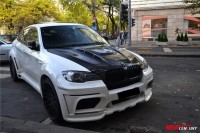 寶馬X6M改裝hamann寬體大包圍 原車X6M改裝前杠排氣
